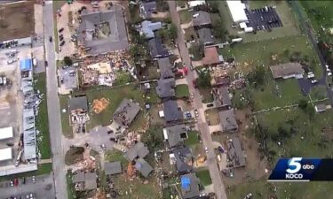 Clean-up efforts continue for Oklahoma communities hit hard by last week's severe storms that brought a tornado outbreak to the Sooner State.