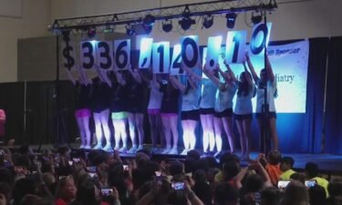 Students at South Fayette High School broke a record raising $336