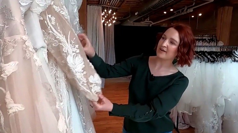 <i>WDJT</i><br/>One Milwaukee bridal shop is going the extra mile to prioritize inclusivity. Abby Janiszewski is owner and designer at Strike Bridal Bar & Rare Bridal Bar.