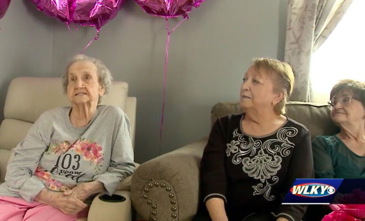 <i>WLKY</i><br/>A Louisville woman celebrated an incredible milestone this weekend. On Saturday