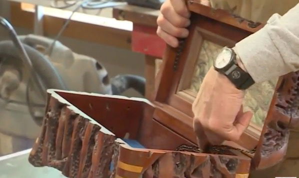 <i>WMTW</i><br/>An artist from Edgecomb is turning boxes into sculptures