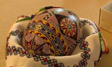 The pysanka is similar to colored Easter eggs but is touted as magical and protective.