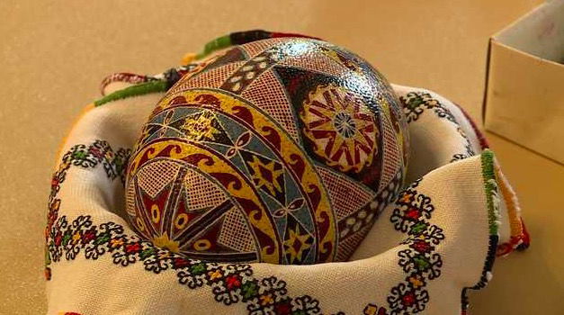 <i>WMTW</i><br/>The pysanka is similar to colored Easter eggs but is touted as magical and protective.