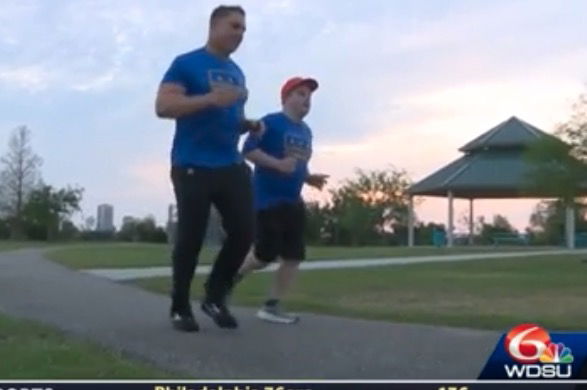 <i>WDSU</i><br/>A New Orleans man because the second person with Down syndrome locally to complete the Crescent City Classic race. Neal Enright wore bib 321 to represent the three copies of the 21st chromosome.