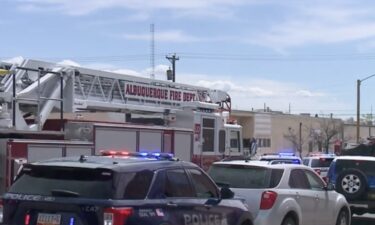 A man was treated for minor injuries by Albuquerque Fire and Rescue personnel at the scene of a hot-air balloon accidental landing Sunday afternoon