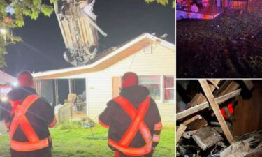 A teenager has been charged after the car he was driving went airborne and crashed on top of a home in Yadkinville.