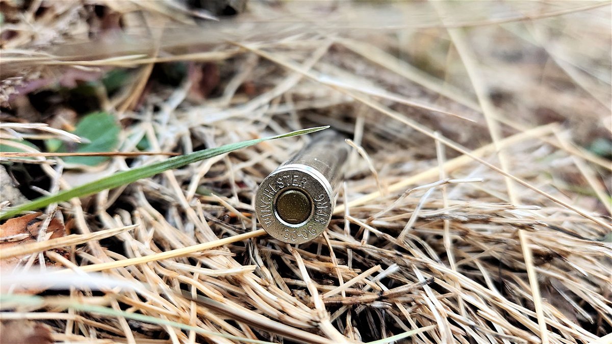 Unspent bullet left at the scene.