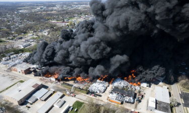 The fire burned in a semitrailer before spreading to the facility