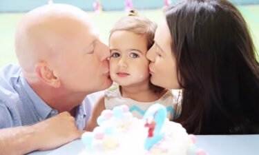 Emma Heming Willis shared this photo of herself and husband Bruce Willis with their daughter Mabel