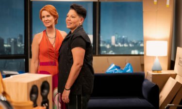 (From left) Cynthia Nixon and Sara Ramírez in 'And Just Like That...' Season 2.