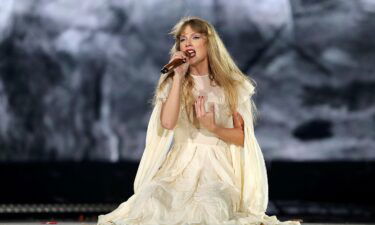 Taylor Swift performs onstage on April 21 in Houston