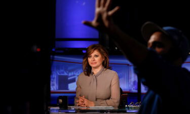 Maria Bartiromo prepares for a taping in 2018.