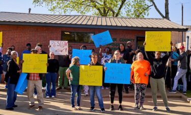McCurtain County residents demonstrate in Idabel