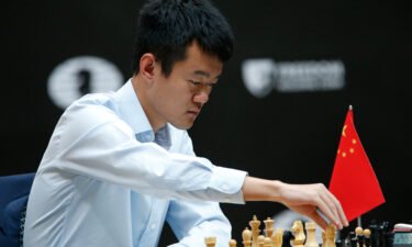 China's Ding Liren plays against Russia's Ian Nepomniachtchi during their tiebreaker of FIDE World Chess Championship in Astana