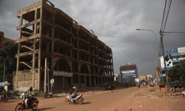The streets of Burkina Faso's capital Ouagadougou on September 30