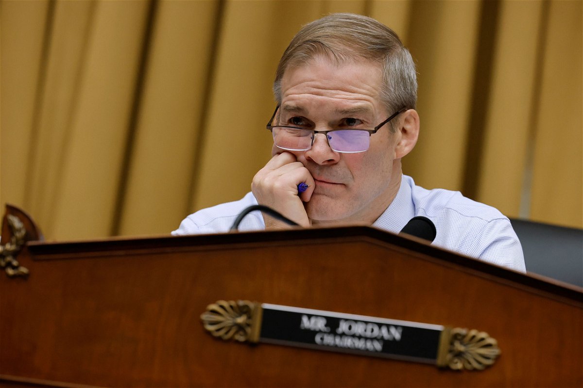 <i>Chip Somodevilla/Getty Images</i><br/>House Judiciary Committee Chairman Jim Jordan (R-OH) is seen here on February 9 in Washington