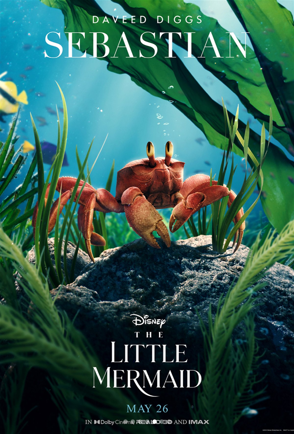 <i>From Disney/Instagram</i><br/>Sebastian's character poster visual for this month's 'The Little Mermaid.'