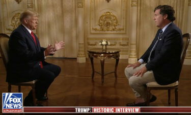 Former President Donald Trump sits down with Tucker Carlson on April 11 to discuss foreign policy and how the world has changed since he left office.