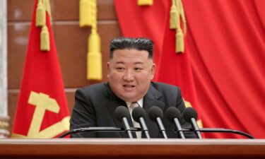 North Korean leader Kim Jong Un is seen here in Pyongyang