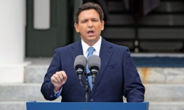 Florida Gov. Ron DeSantis speaks after being sworn in for his second term during an inauguration ceremony at the Old Capitol on January 3 in Tallahassee.