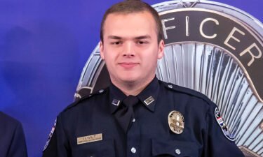 Officer Nickolas Wilt is pictured here.