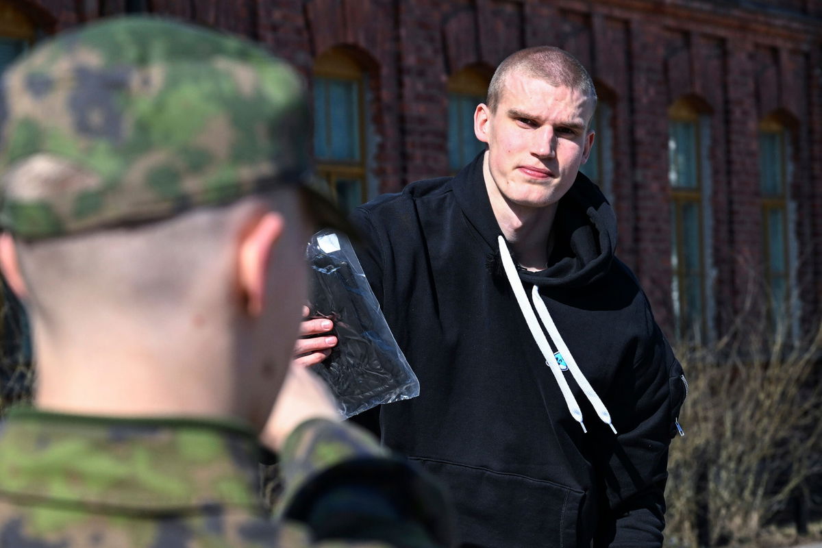 <i>Kimmo Brandt/EPA-EFE/Shutterstock</i><br/>Lauri Markkanen begins military service in Helsinki