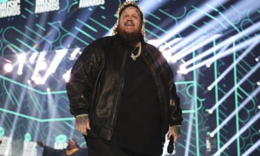 Jelly Roll performs onstage at the 2023 CMT Music Awards on Sunday.
