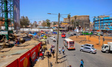 The central business district of Nairobi