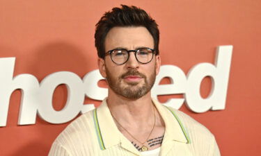 Chris Evans arrives for the "Ghosted" premiere in New York City on Tuesday