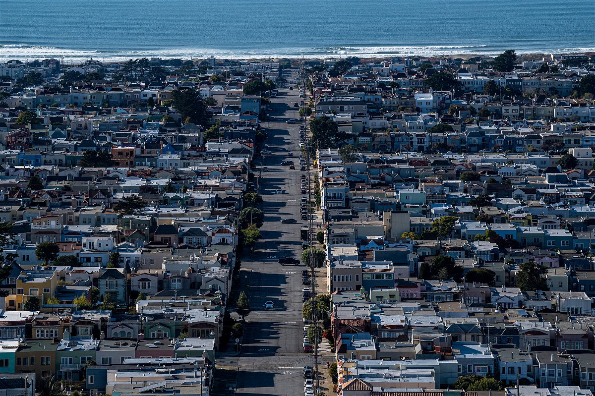 <i>David Paul Morris/Bloomberg/Getty Images</i><br/>Mortgage rates ticked up again this week. Pictured is a residential neighborhood in San Francisco