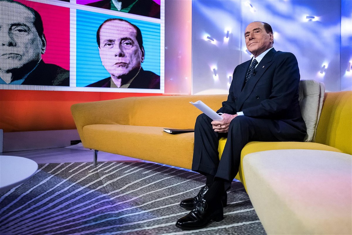 <i>Angelo Carconi/Associated Press</i><br/>Silvio Berlusconi attends the La7 TV program 