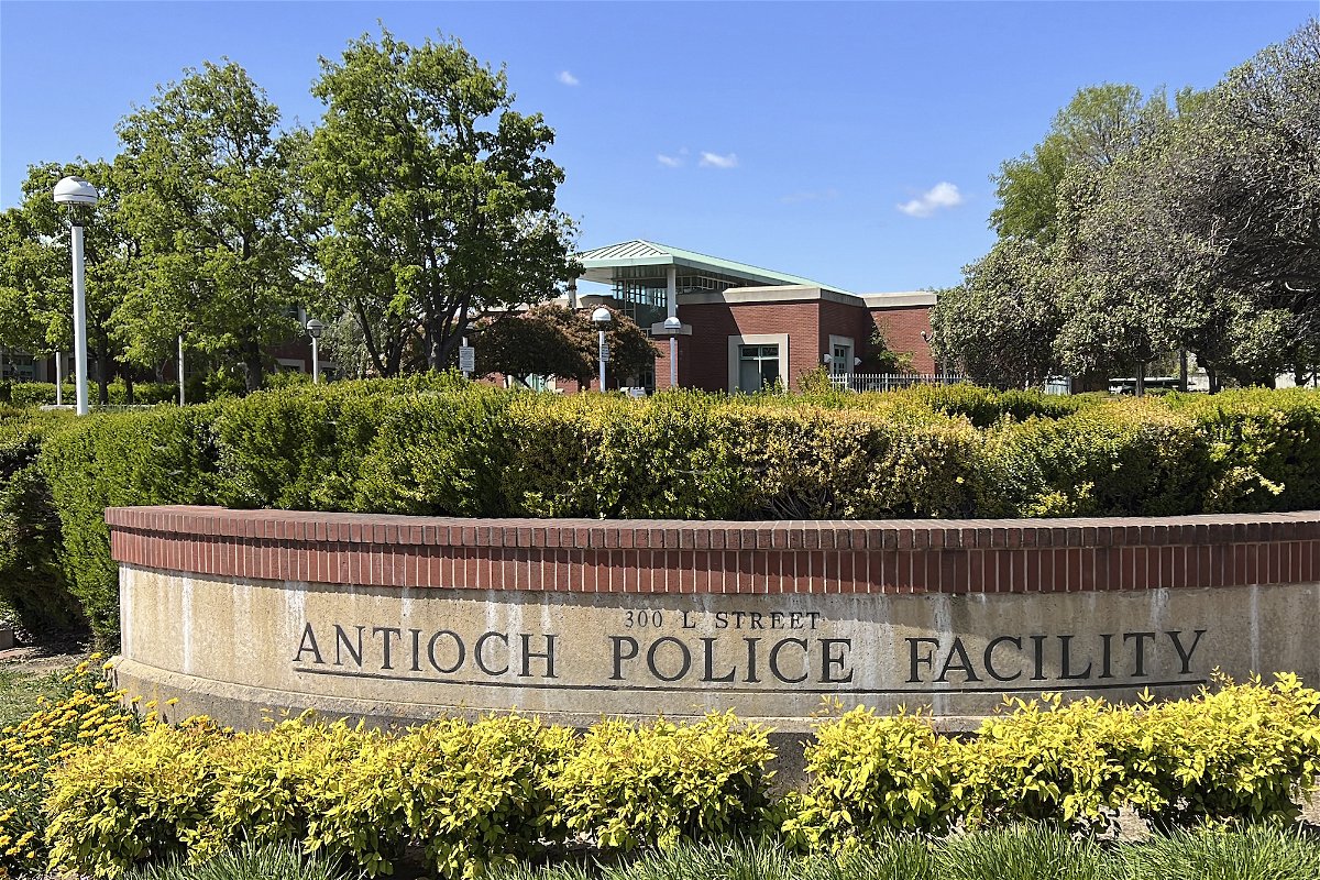 <i>Terry Chea/AP</i><br/>An exterior view of Antioch police headquarters is seen in Antioch