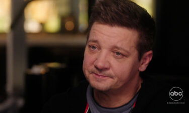 Jeremy Renner talks with Diane Sawyer on ABC News.