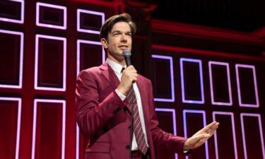 John Mulaney is seen here in the Netflix special "John Mulaney: Baby J."