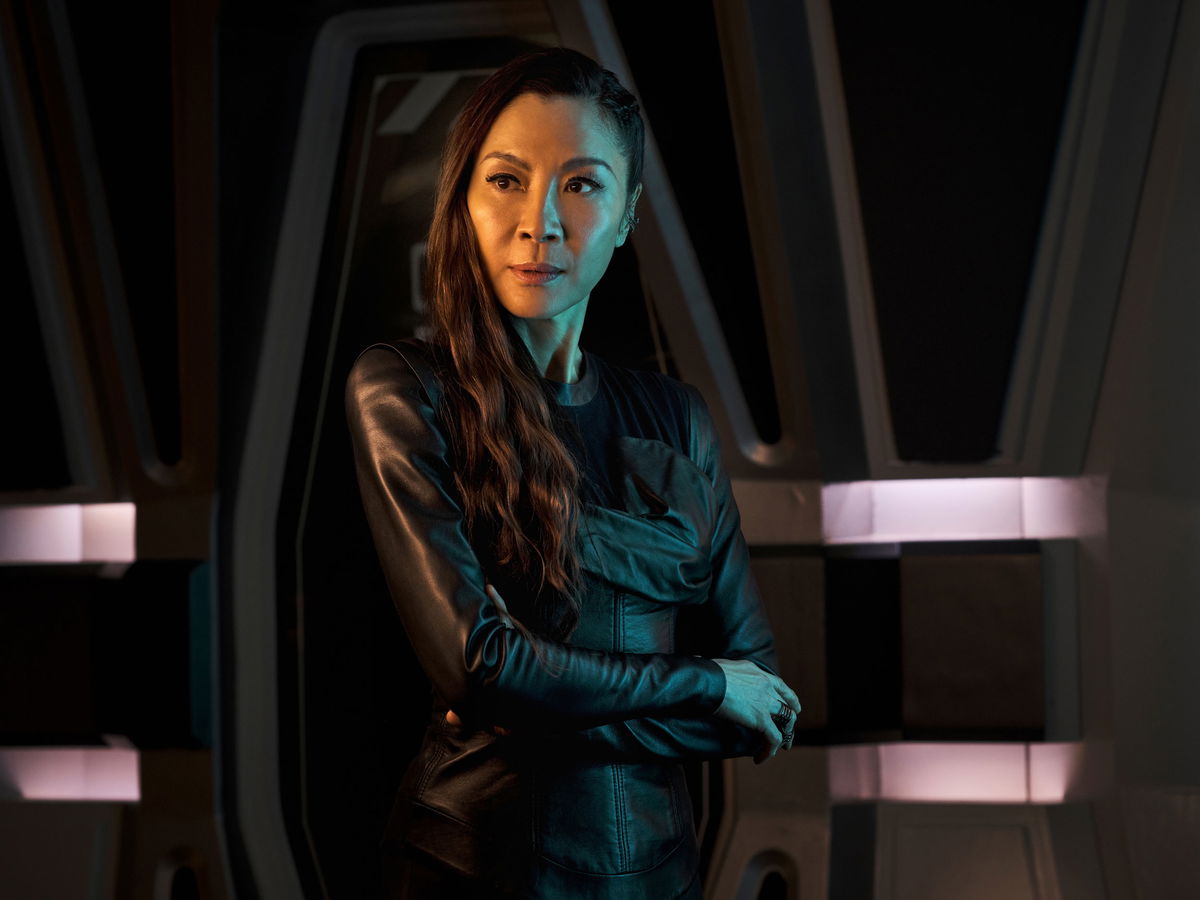 <i>James Dimmock/CBS/File</i><br/>Michelle Yeoh is seen here as Emperor Philippa Georgiou in 'Star Trek: Discovery.'