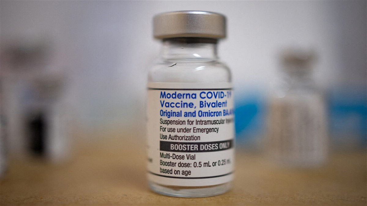 <i>Hannah Beier/Reuters</i><br/>Is the new Covid-19 booster for you? Our medical analyst explains. Pictured is a vial of the Moderna Covid-19 booster vaccine at a pharmacy in Pennsylvania