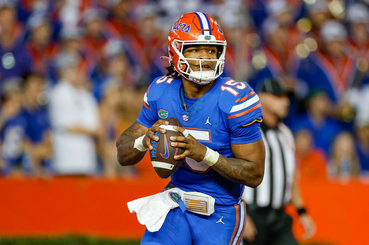 <i>David Rosenblum/Icon Sportswire/AP</i><br/>Richardson looks for a receiver during the game between the Florida Gators and the South Carolina Gamecocks.