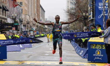 Evans Chebet became the first man since 2008 to retain his Boston Marathon title.