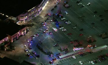 Law enforcement on the scene at Christiana Mall outside of Wilmington