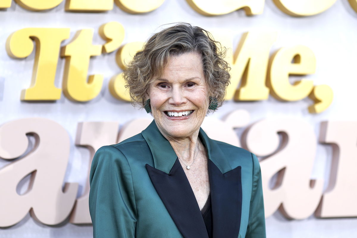 <i>Ringo Chiu/EPA-EFE/Shutterstock</i><br/>Judy Blume has spoken out against a wave of recent book bans in the US.