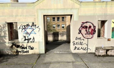Temple De Hirsch Sinai in Seattle was vandalized with anti-Israel messaging on Sunday