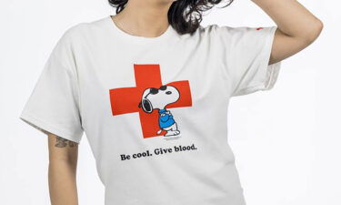 This Red Cross Snoopy shirt has gone viral in recent days