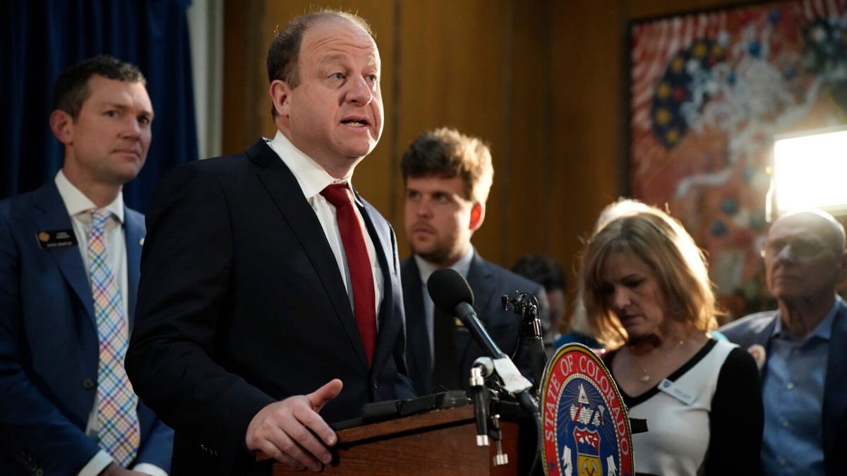 <i>David Zalubowski/AP</i><br/>Colorado Gov. Jared Polis