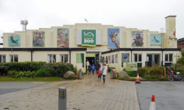 The main entrance to Blackpool Zoo