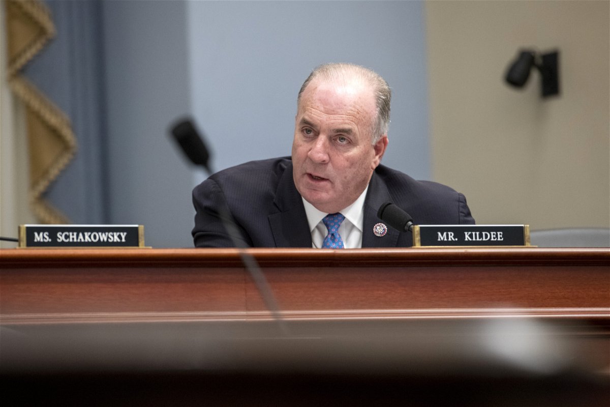 <i>Lamkey/CNP/Bloomberg/Getty Images</i><br/>Democratic Rep. Dan Kildee of Michigan had surgery to remove a small cancerous tumor in his tonsil