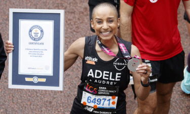 Adele Roberts broke a Guinness World Record at this year's London Marathon.