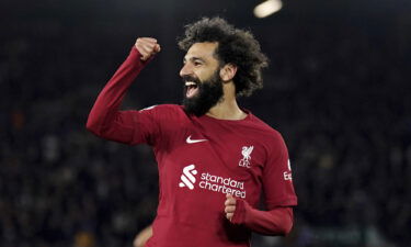 Mohamed Salah scored two goals as Liverpool thrashed Leeds.