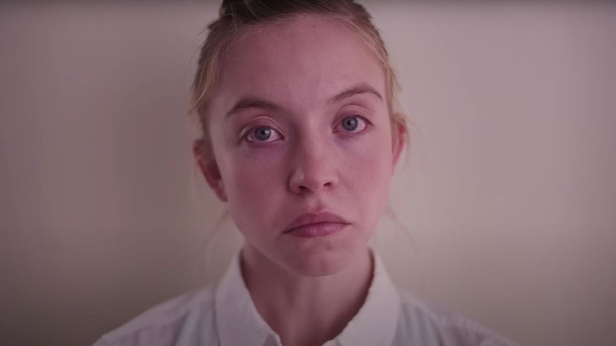 <i>HBO</i><br/>Sydney Sweeney is pictured here in the teaser for new film 