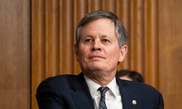 Sen. Steve Daines participates in a Finance Committee hearing on March 22 in Washington