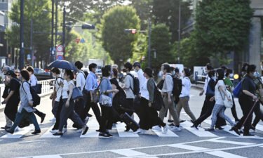 Japan's population has fallen for the 12th consecutive year.
